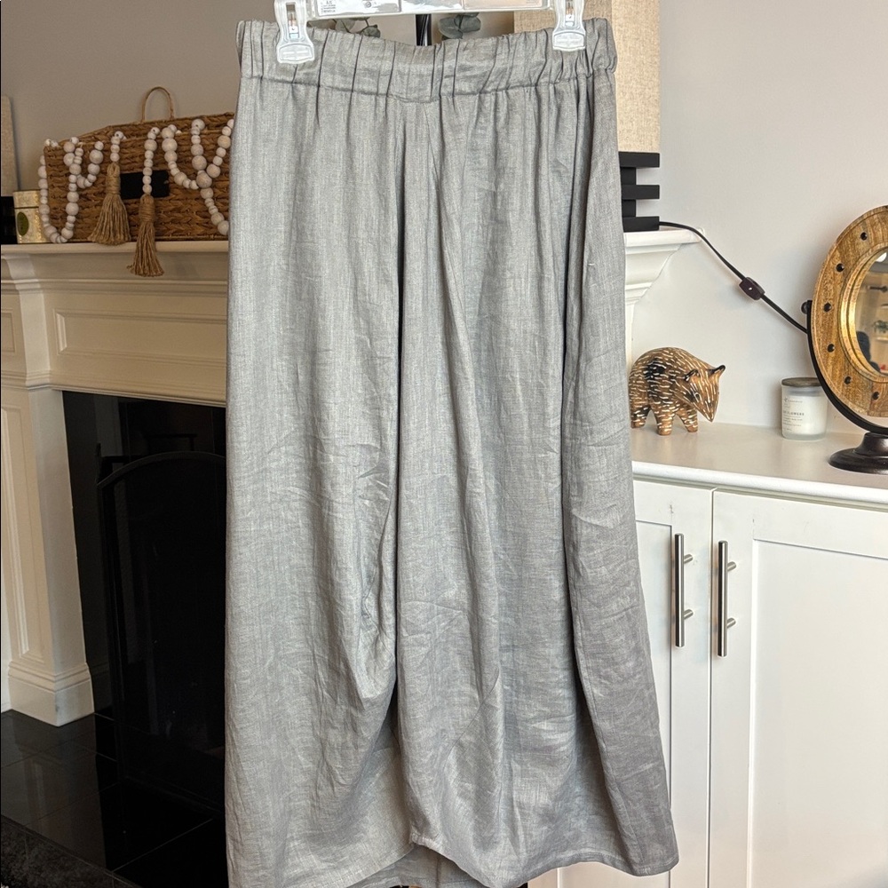 PLANET 100% linen Gray Women's Skirt. Size 3 - Picture 10 of 13